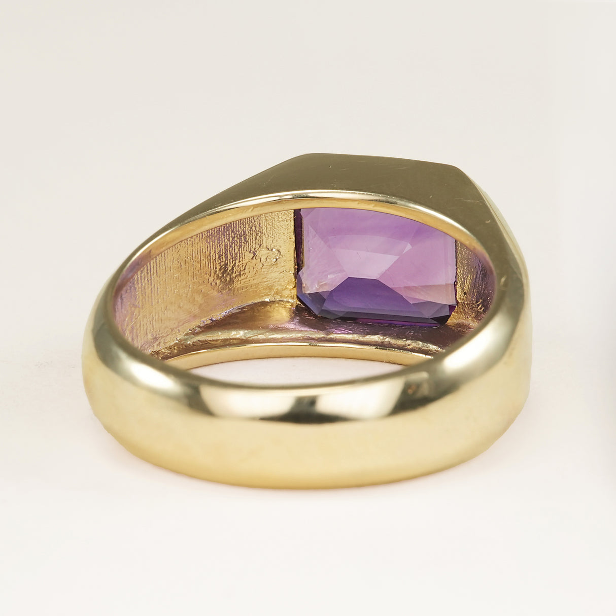 Vintage, amethyst chunky band