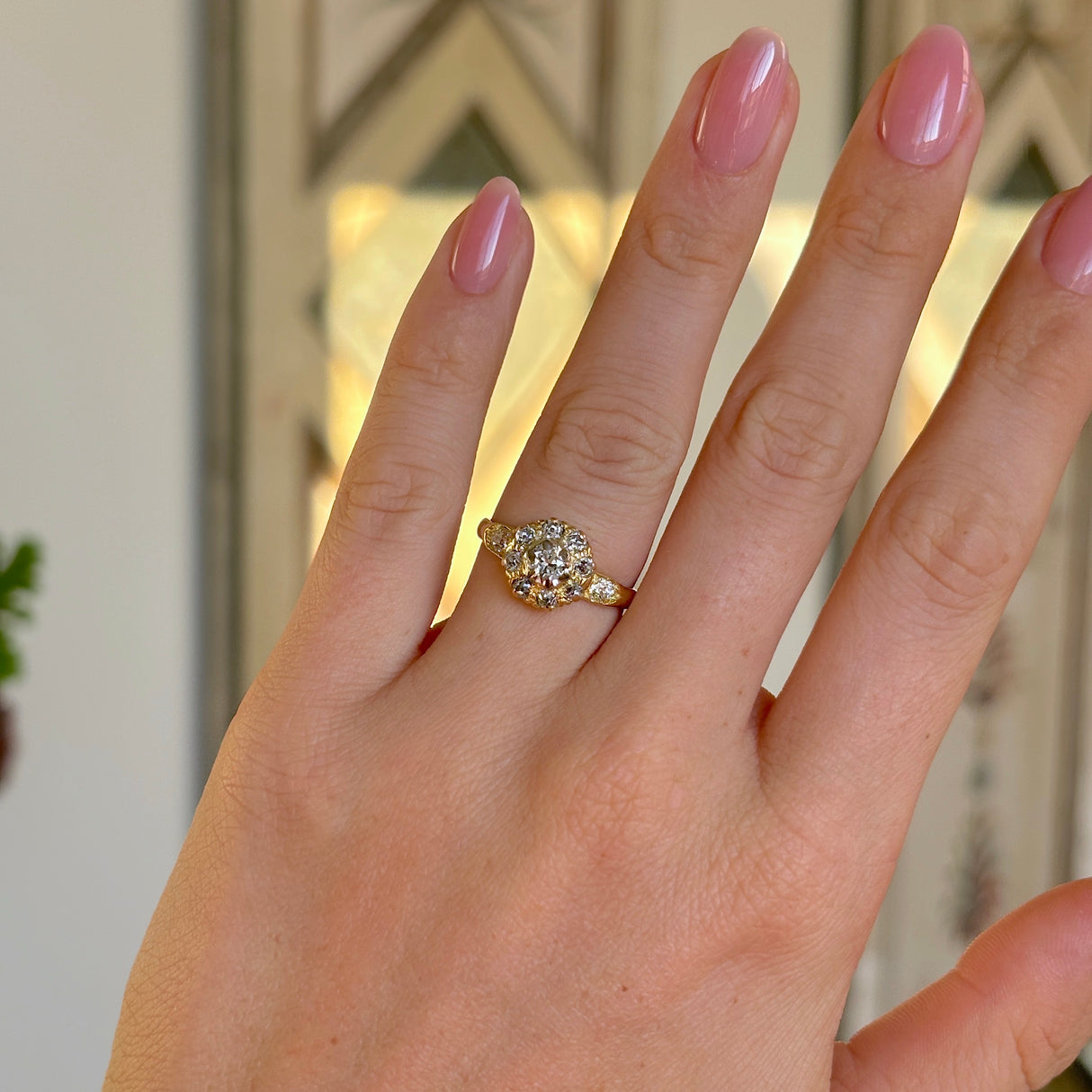 Vintage, diamond engagement ring