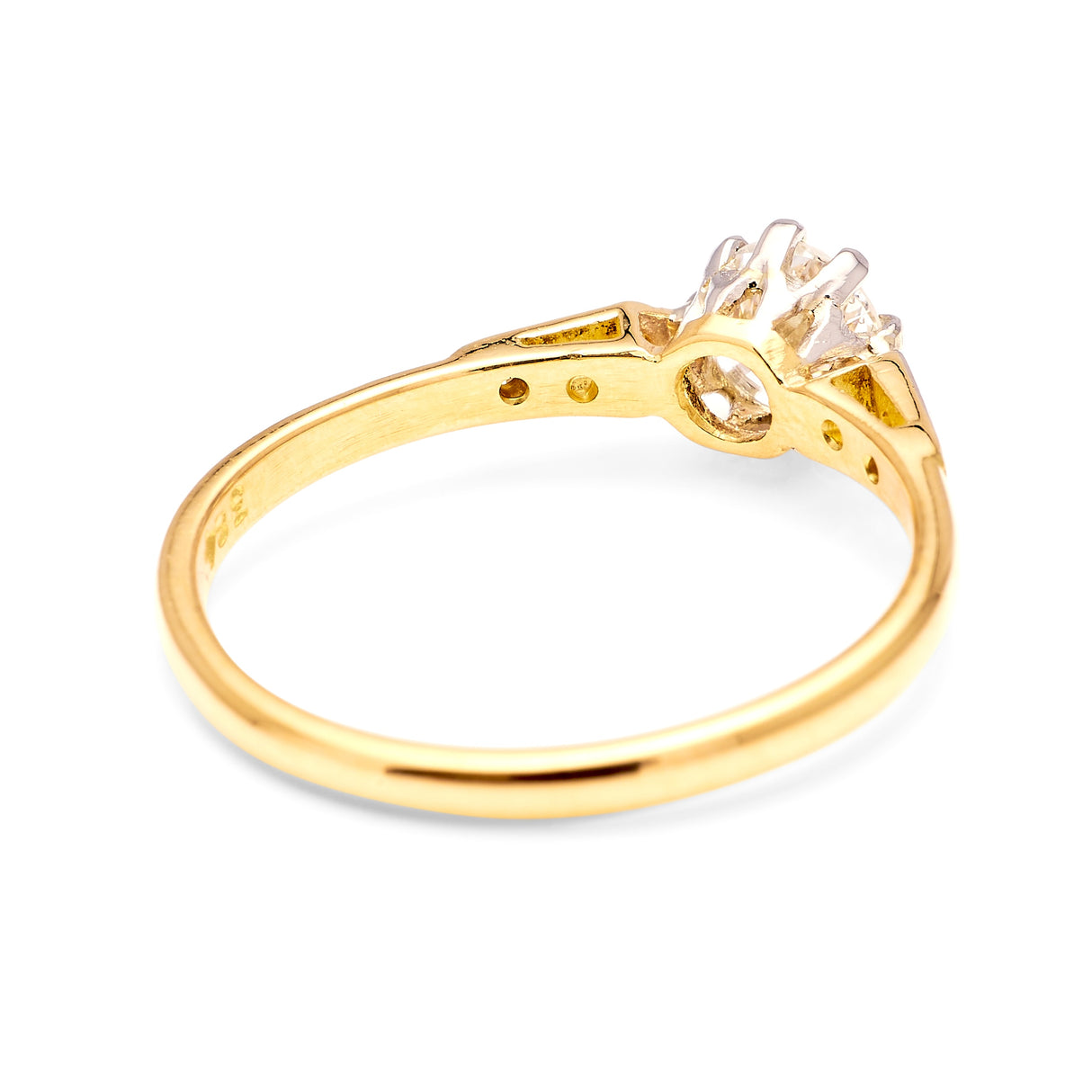 Antique, Edwardian solitaire diamond ring