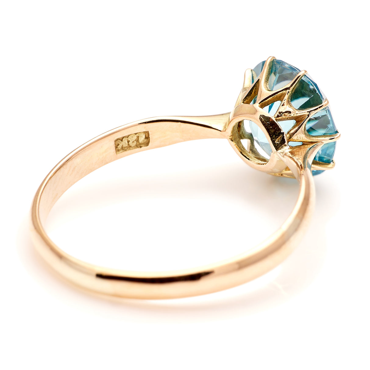 Vintage, 1940s zircon single-stone ring