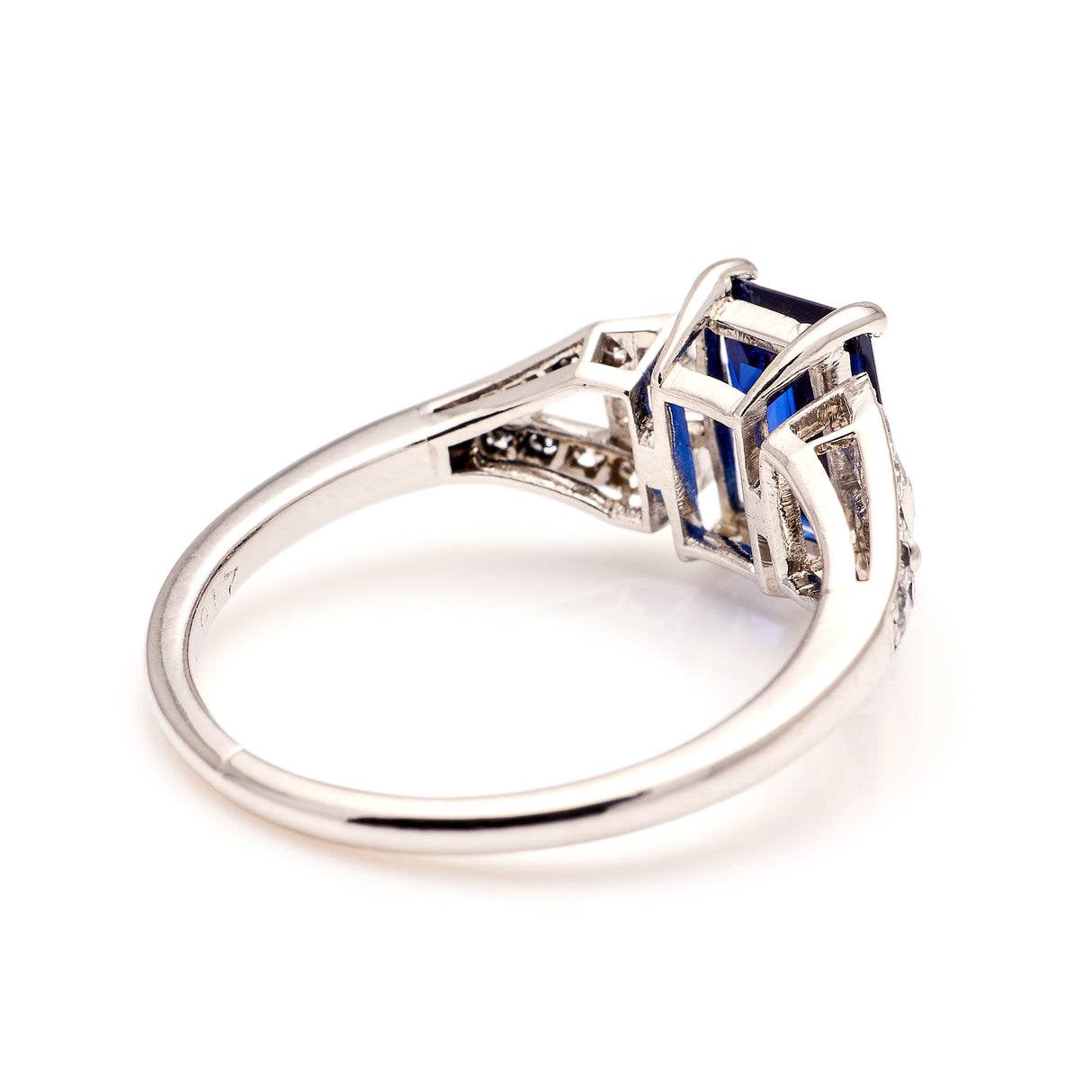 Vintage, Art Deco sapphire & diamond ring