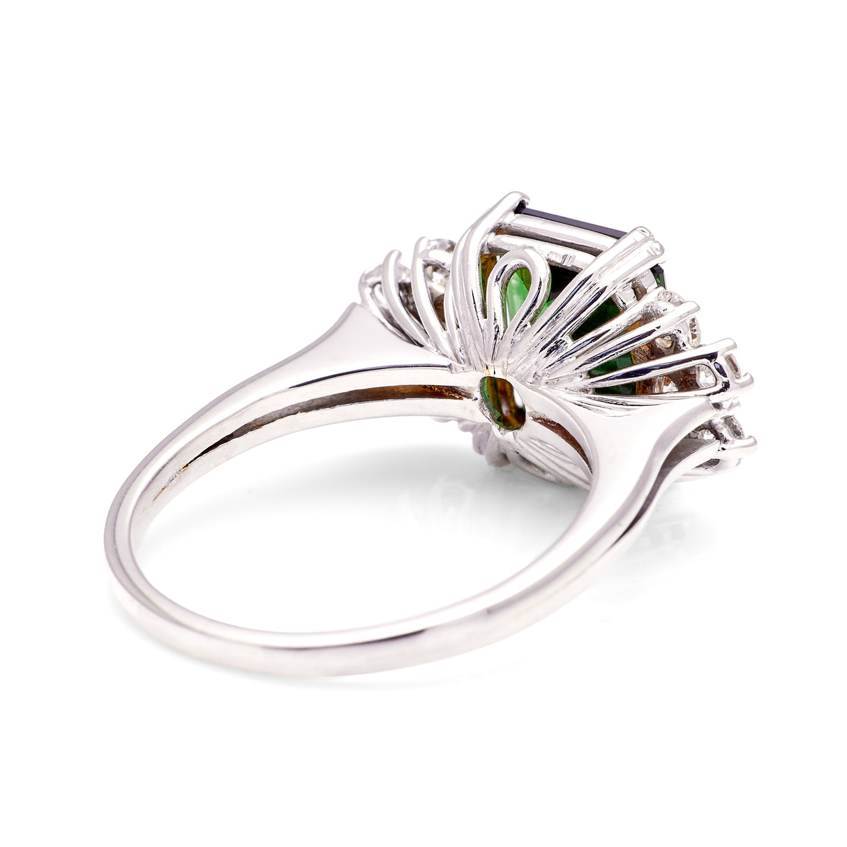 Vintage, 1960s tourmaline & diamond ring