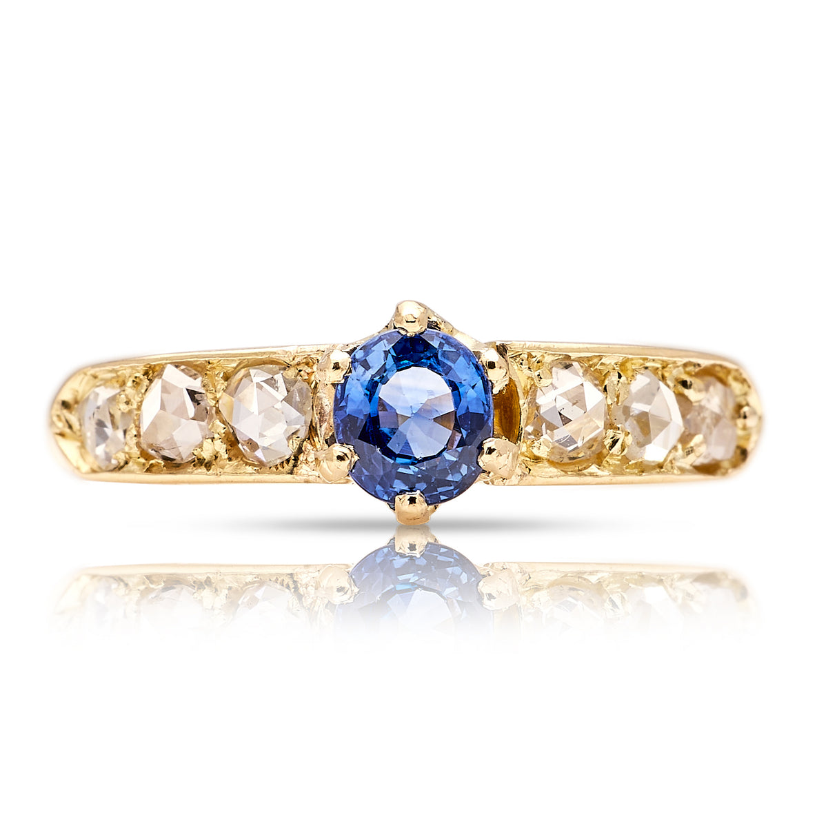 Vintage, Art Deco sapphire & diamond ring
