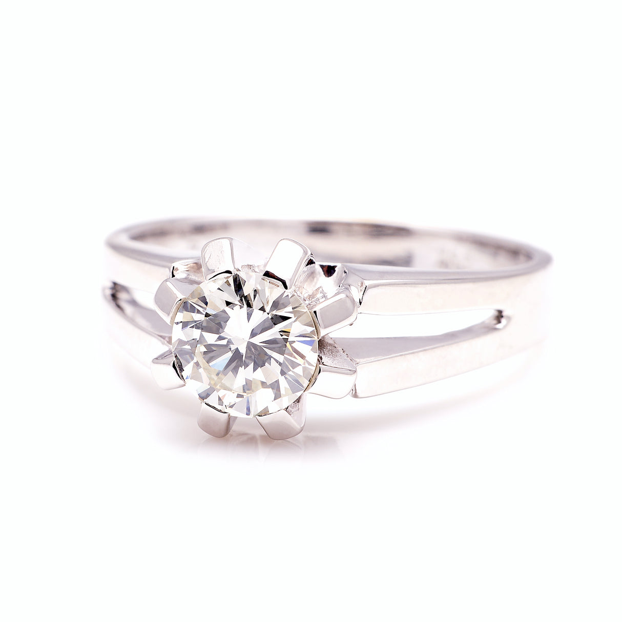 2216-Vintage, 1990s solitaire diamond ring