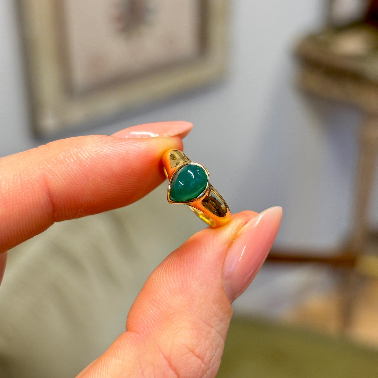 Vintage, 1960s Van Cleef & Arpels chalcedony ring