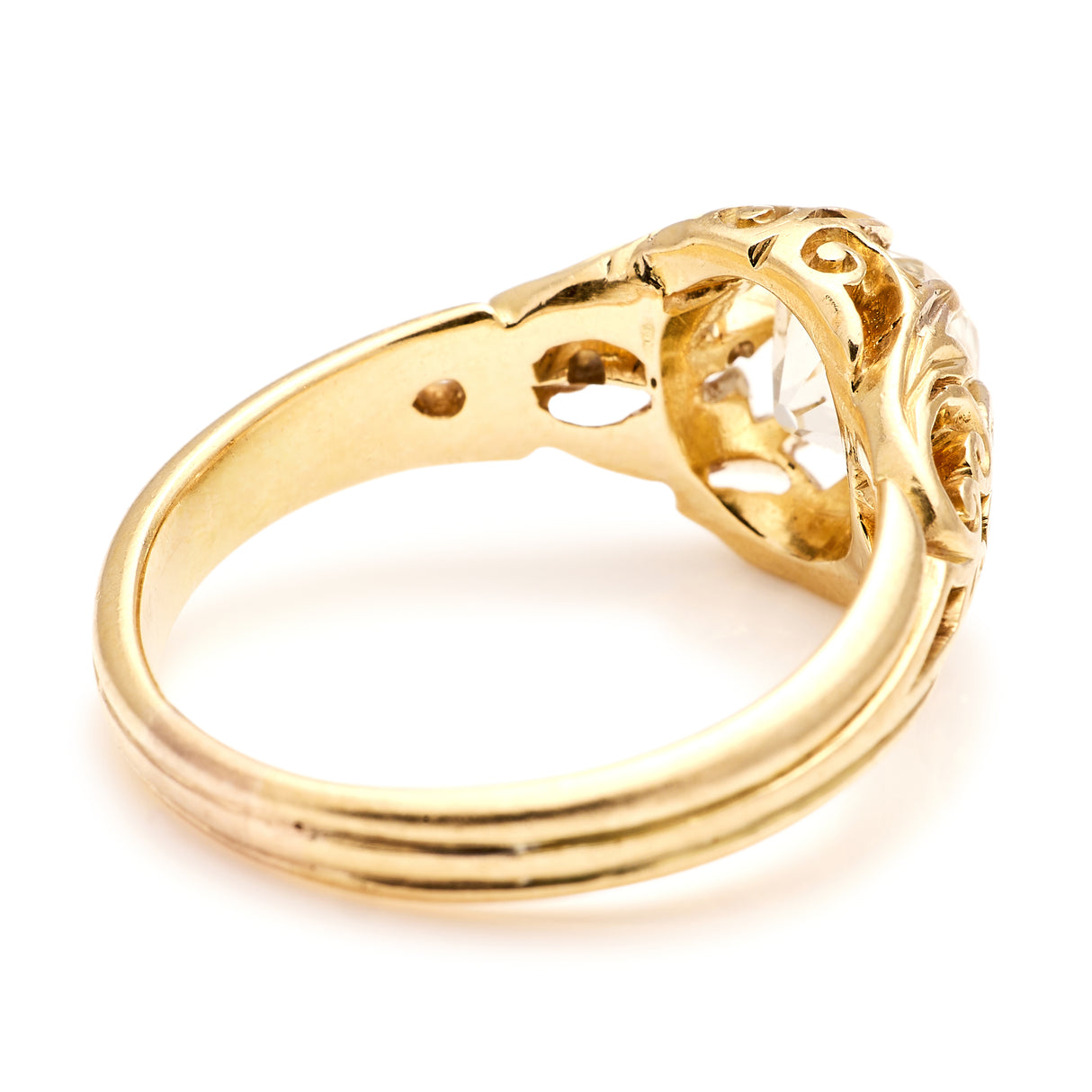 Antique, Victorian solitaire diamond ring