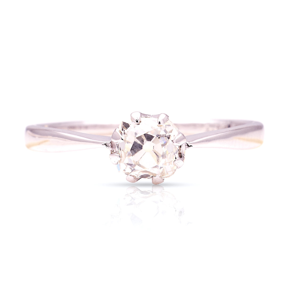 Vintage, 1940s solitaire diamond ring