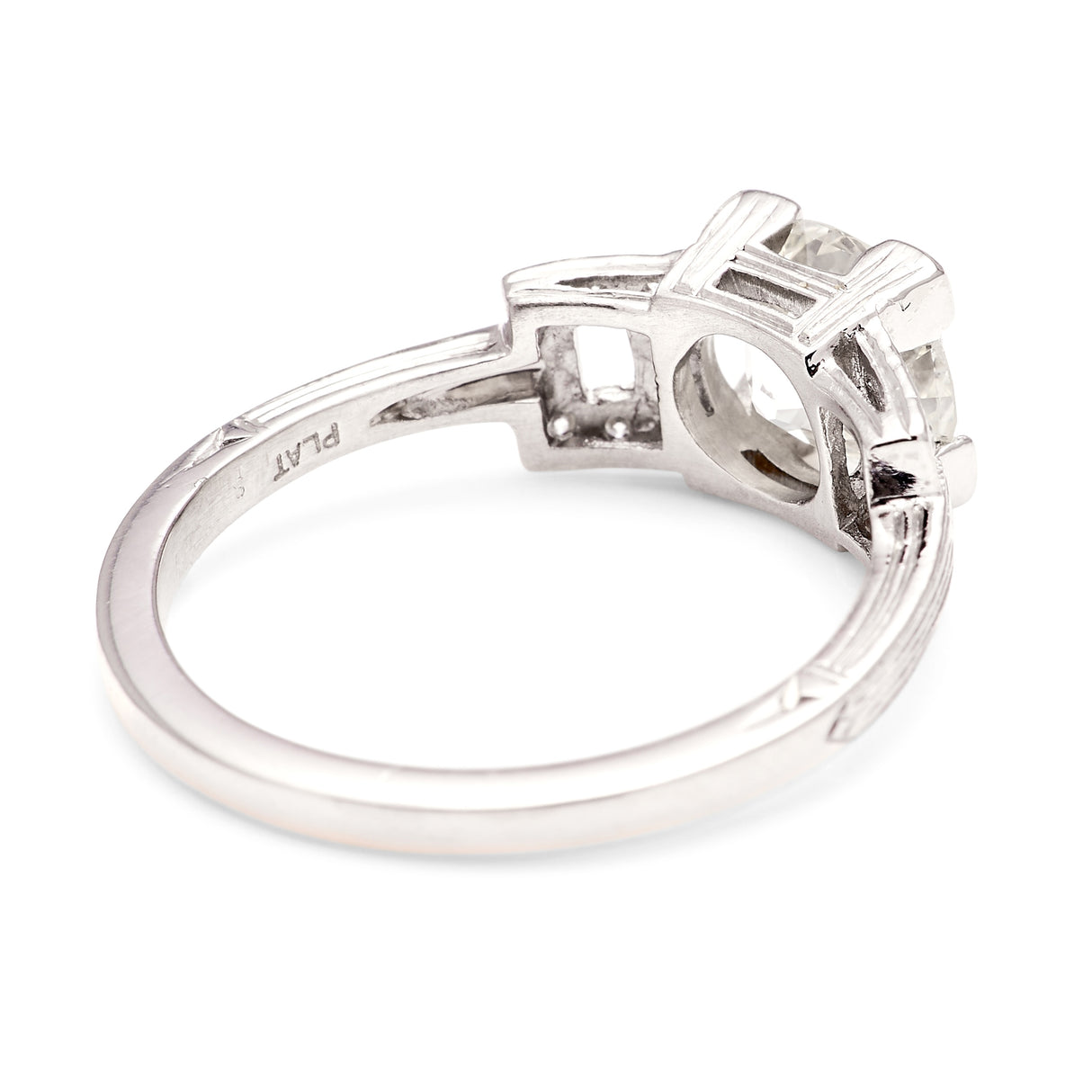 Vintage, Art Deco diamond engagement ring