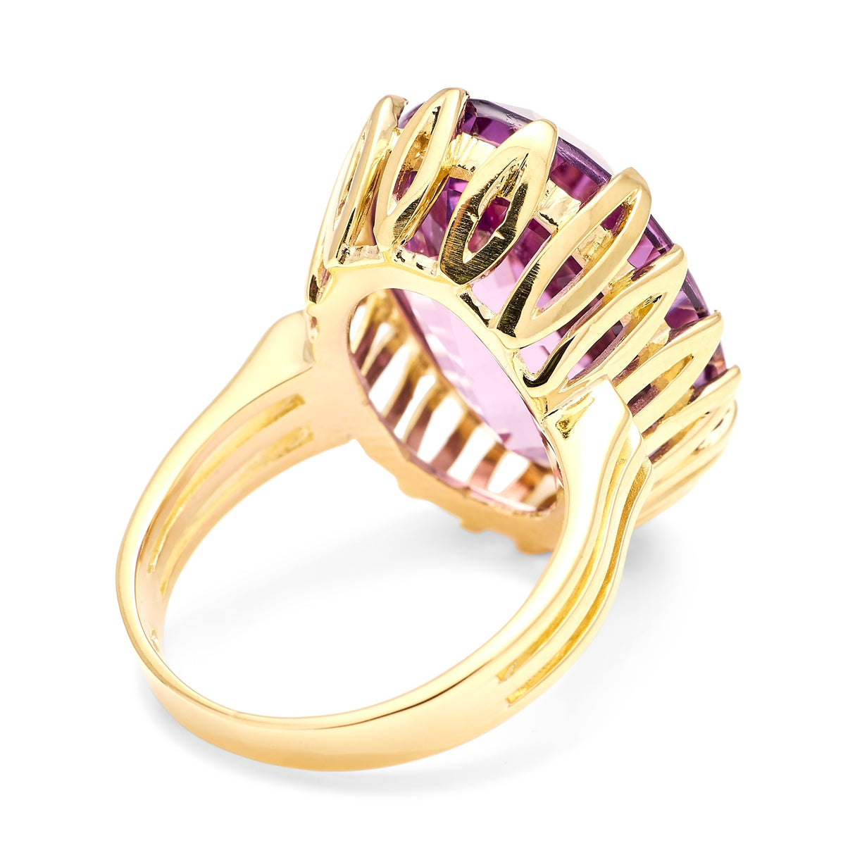 Vintage, 1940s amethyst cocktail ring