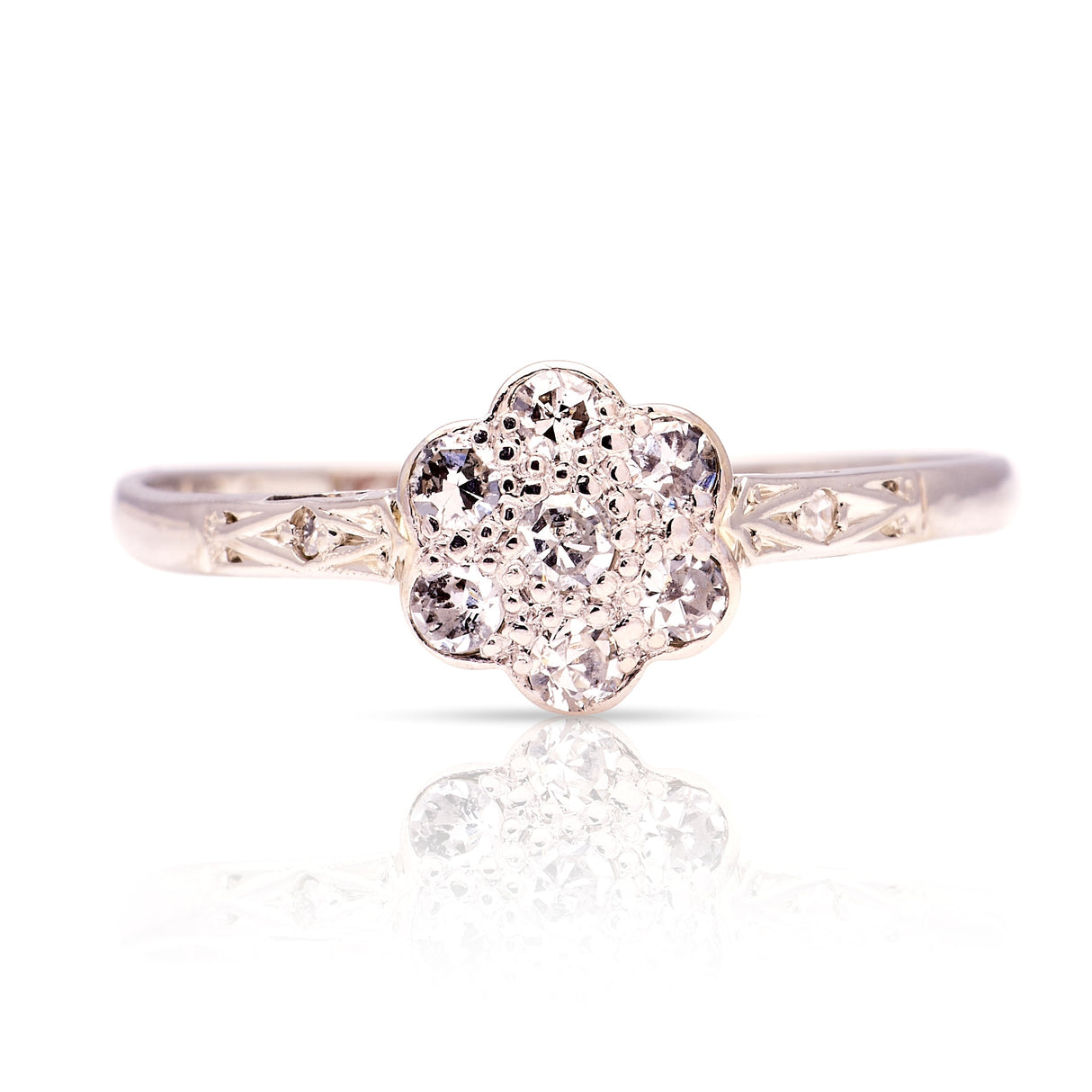 Vintage, 1930s diamond engagement ring