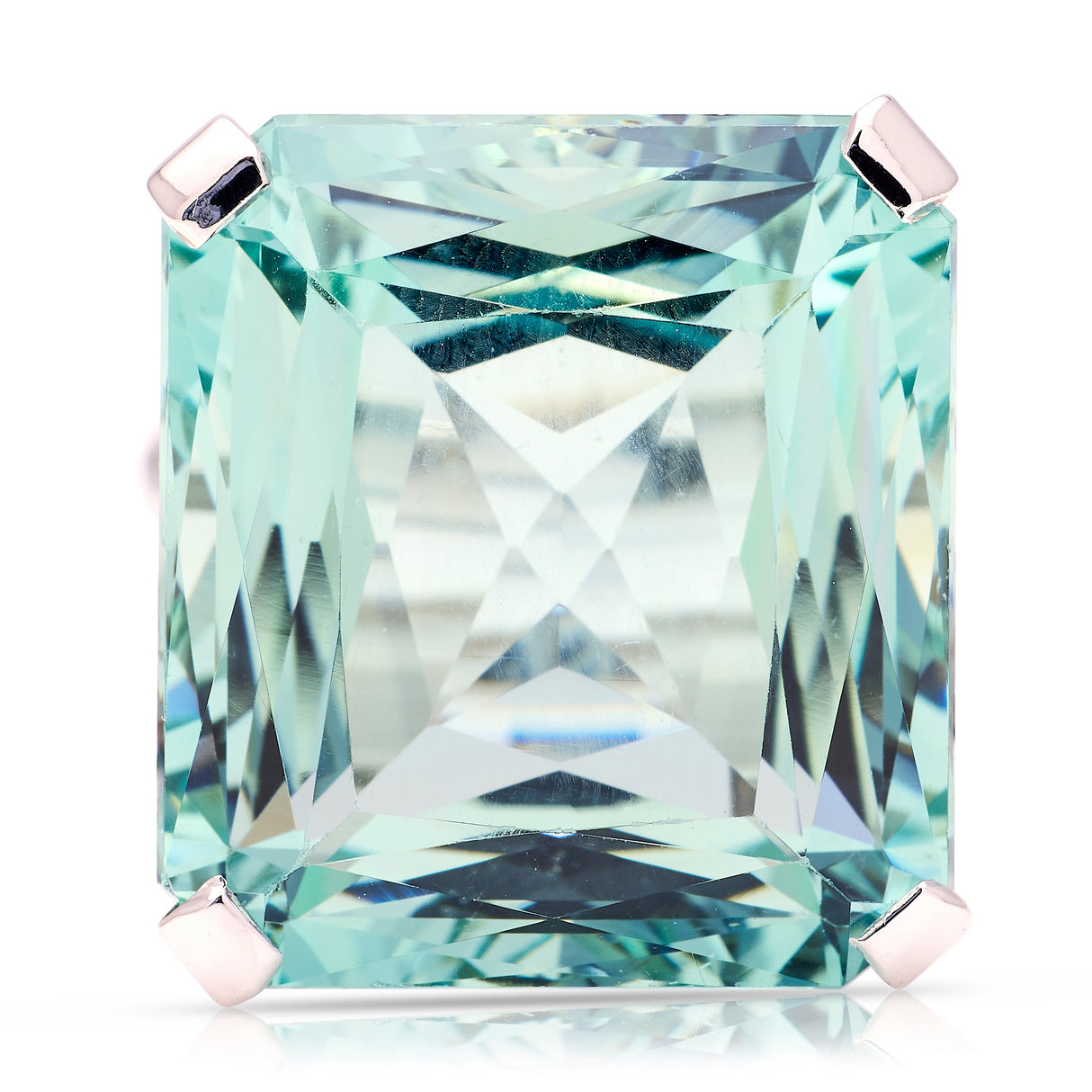 Antique, Victorian aquamarine cocktail ring