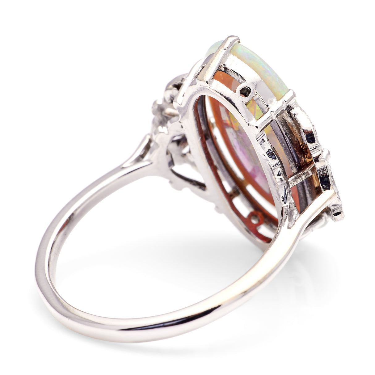 Vintage, Art Deco opal cocktail ring
