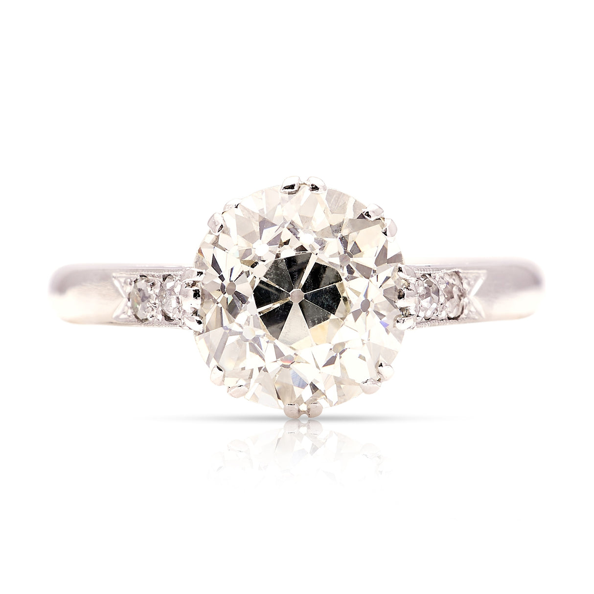 Antique, Edwardian diamond engagement ring