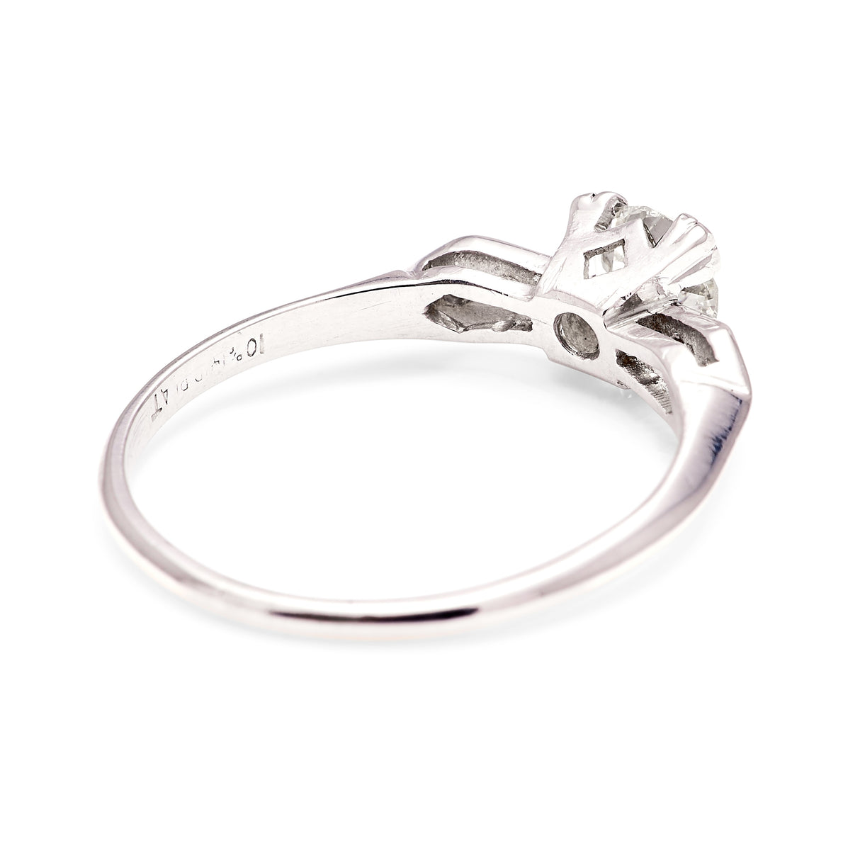 Vintage, Art Deco diamond engagement ring