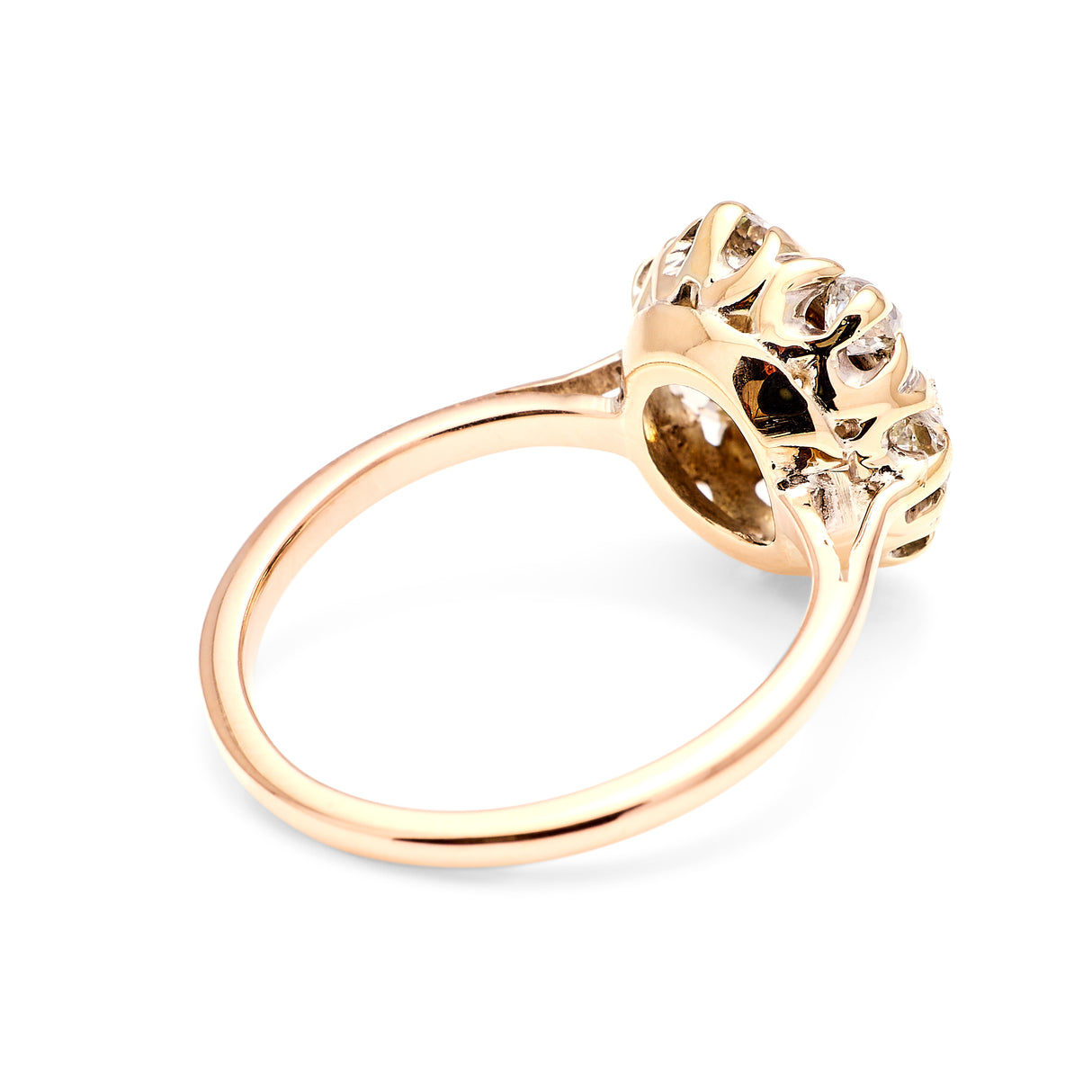 Antique, Victorian diamond cluster ring