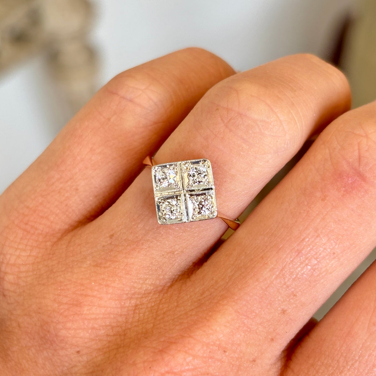 Vintage, Art Deco diamond ring