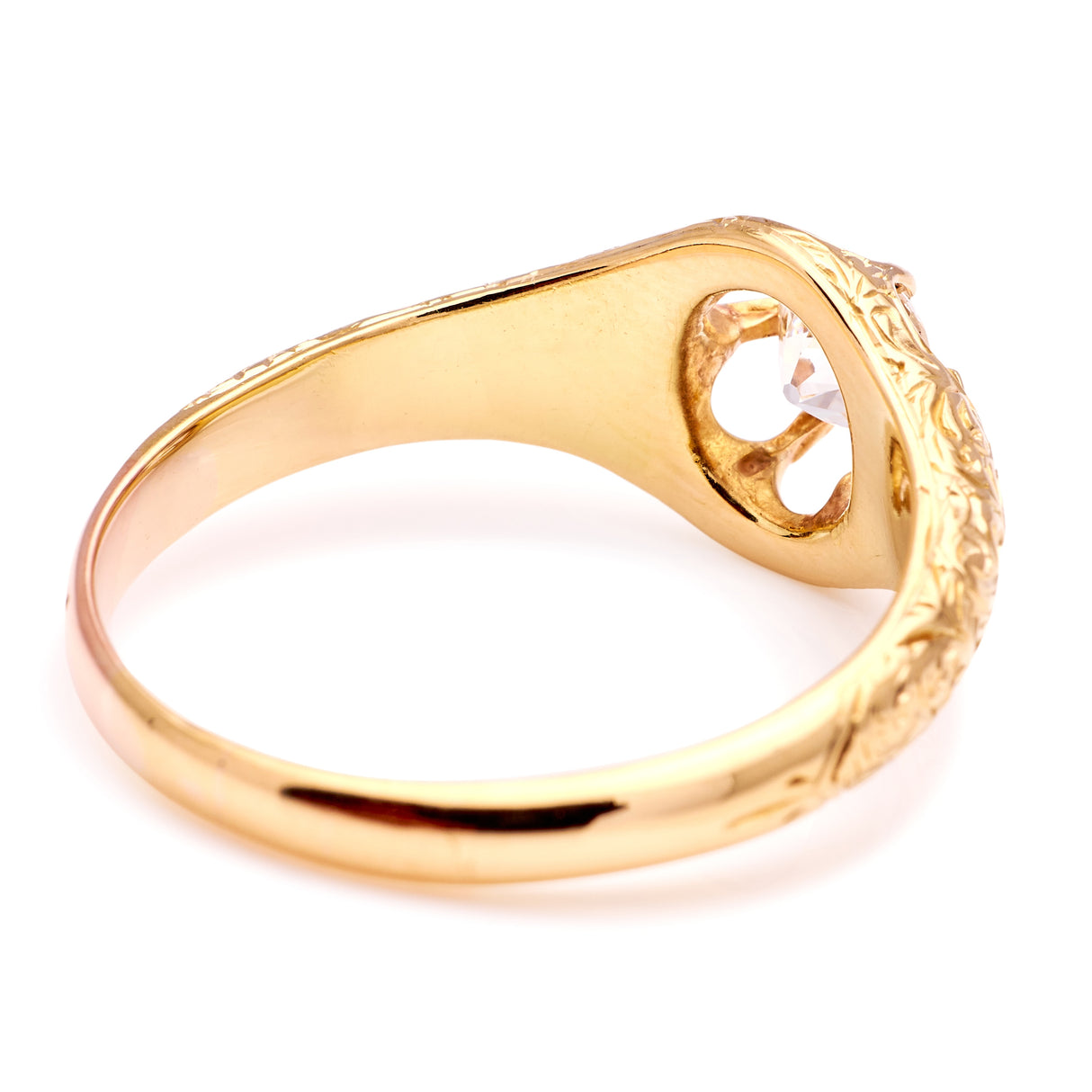 Antique, Victorian solitaire diamond ring