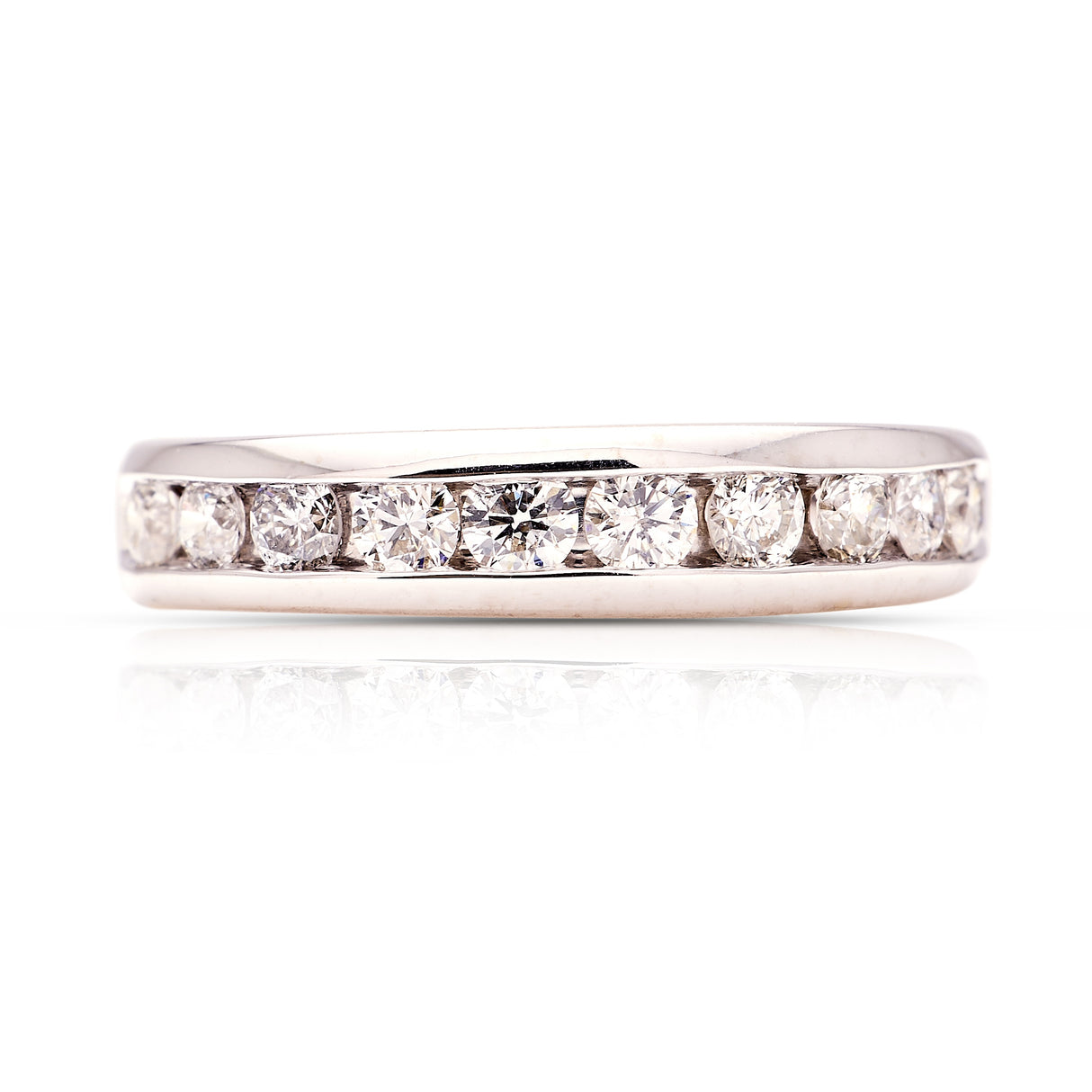 Vintage, 1990s diamond half-eternity ring