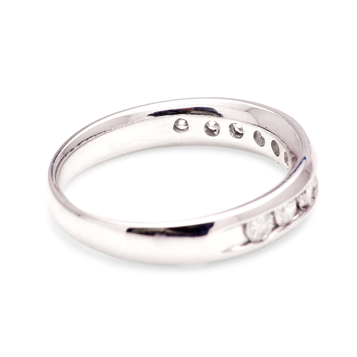 Vintage, 1990s diamond half-eternity ring