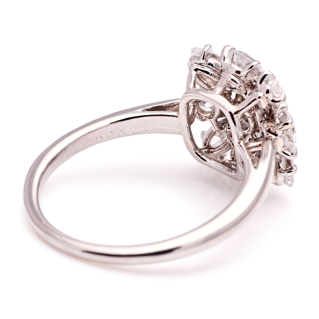 Vintage, 1940s Cartier diamond cluster ring