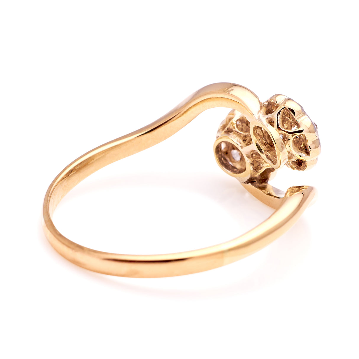 Antique, Edwardian diamond cluster ring