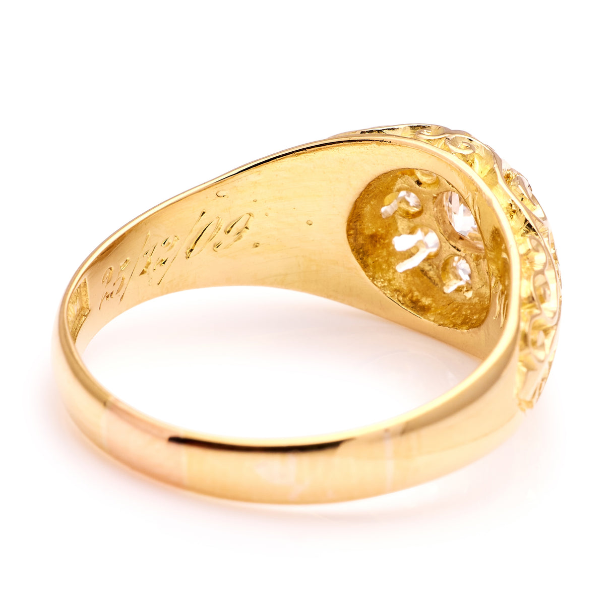 Antique, Victorian diamond cluster ring