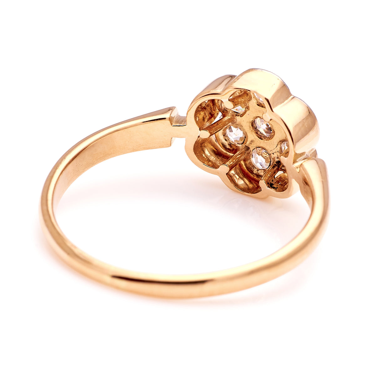 Vintage, 1940s diamond cluster ring