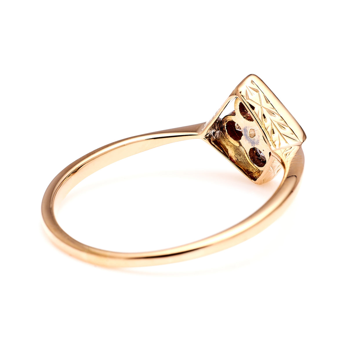 Vintage, Art Deco diamond cluster ring