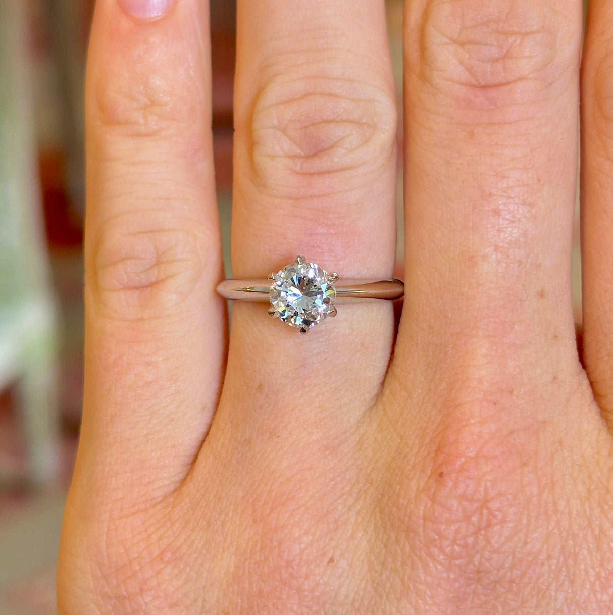 Vintage, 1920s Tiffany & Co. solitaire diamond ring