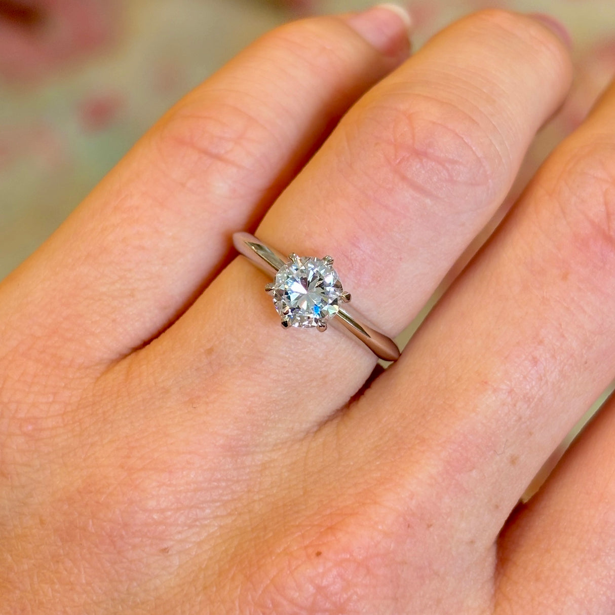 Vintage, 1920s Tiffany & Co. solitaire diamond ring