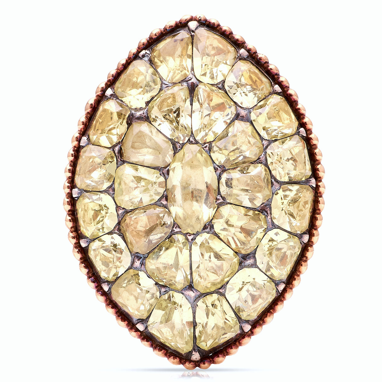 Antique, Georgian chrysoberyl navette ring