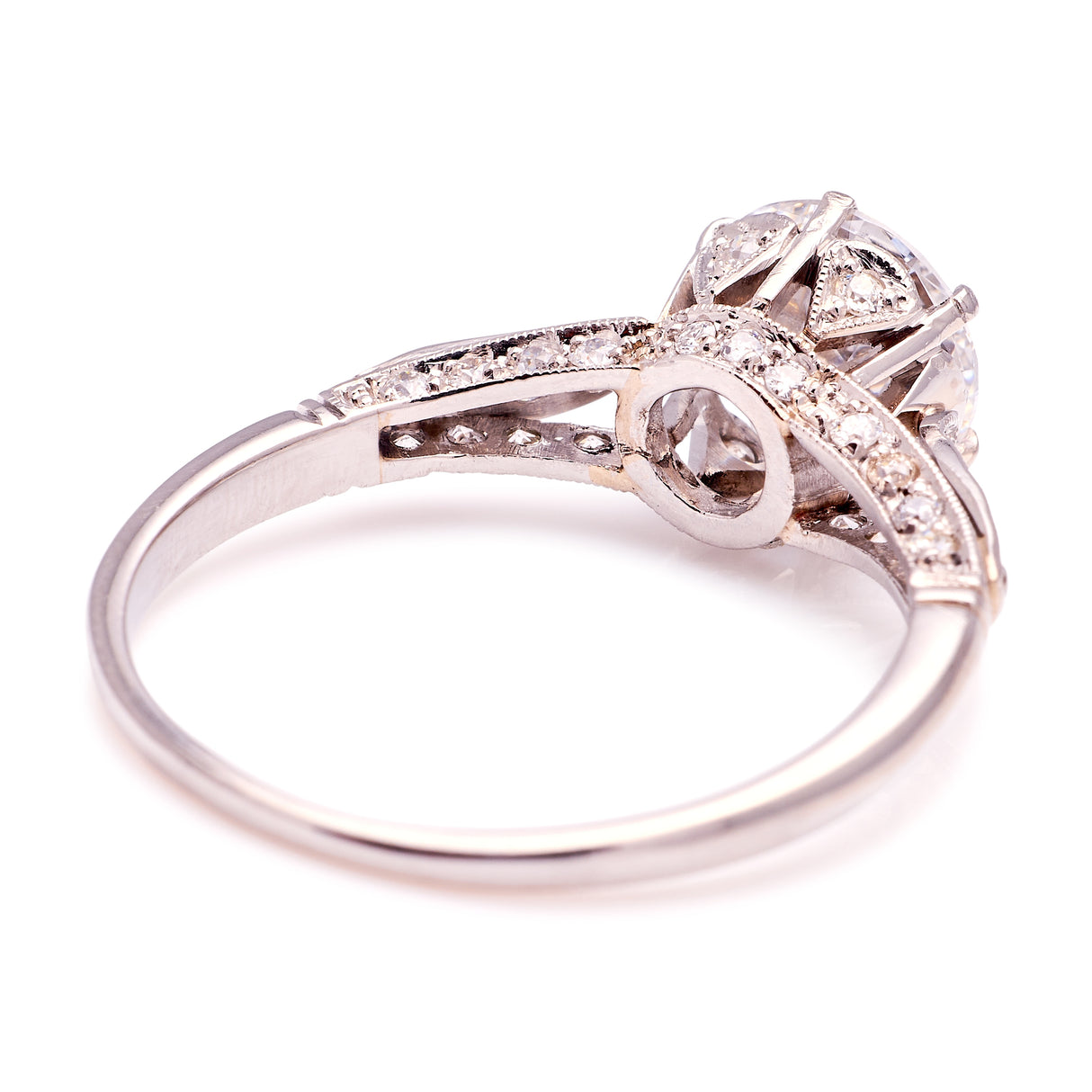 Vintage, 1950s diamond engagement ring