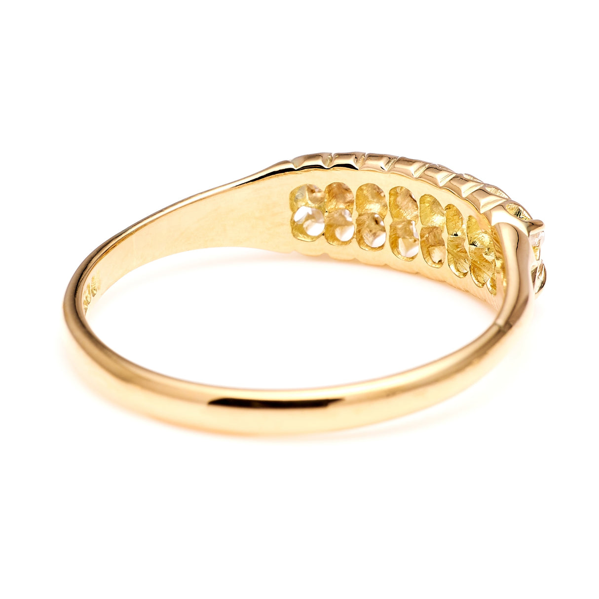 Antique, Edwardian double row diamond band