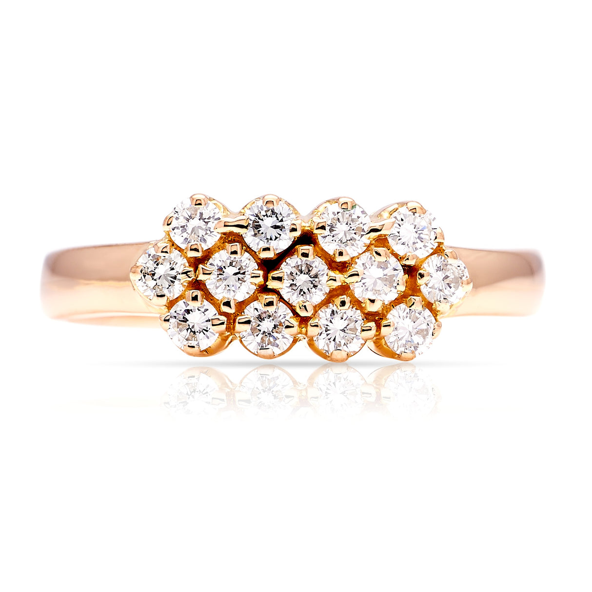 Vintage, 1990s diamond dress ring