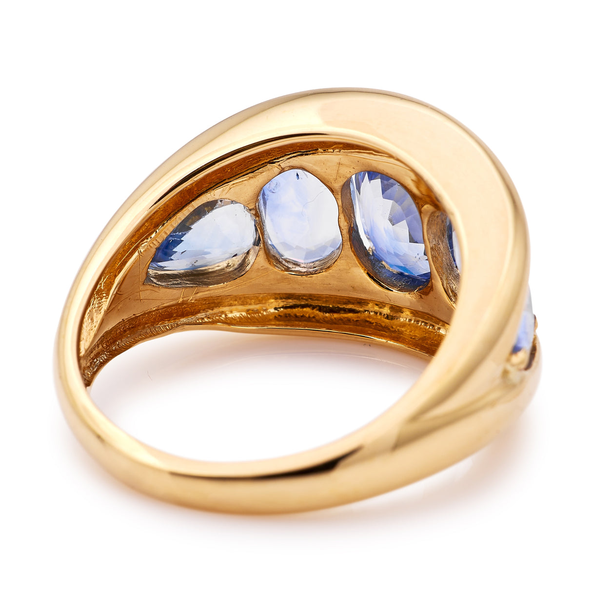 Vintage, 1980s French sapphire statement ring