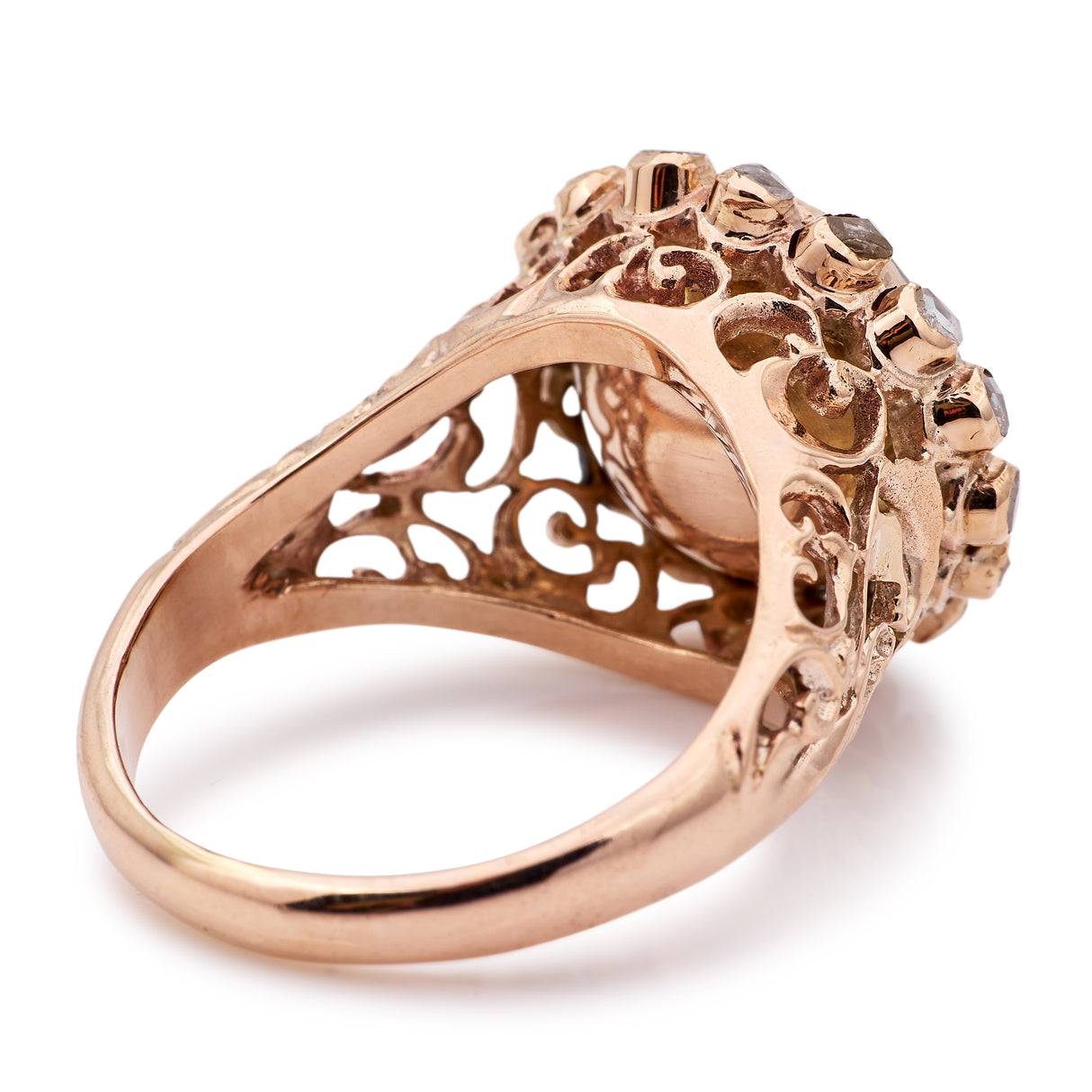 Antique, Ottoman Empire 4ct rose-cut diamond Ring