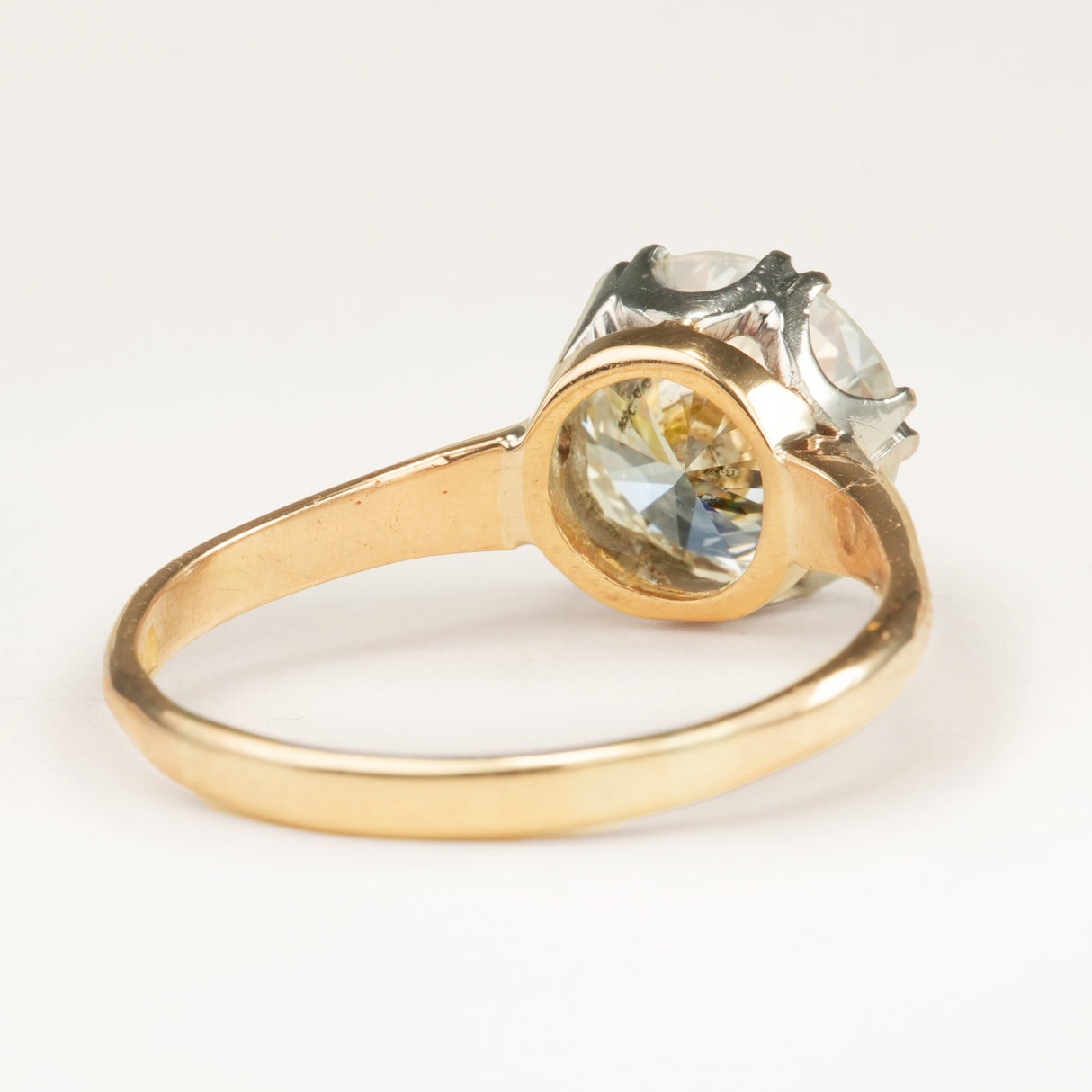 Vintage, 1950s diamond solitaire engagement ring