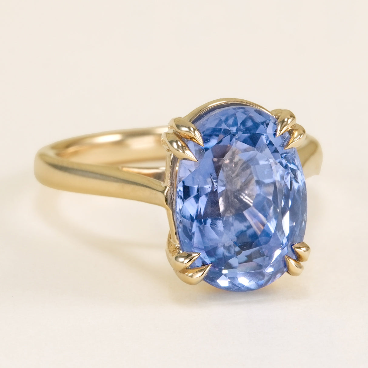 Blue sapphire cocktail ring