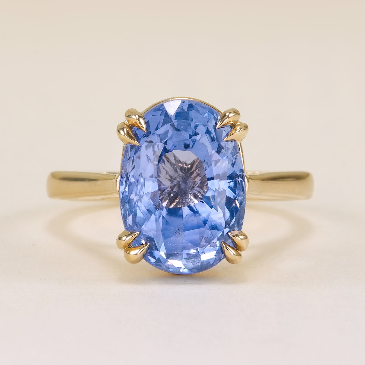 Blue sapphire cocktail ring