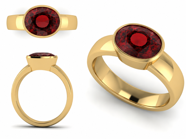 ON HOLD | Vintage, 4ct fiery orange spinel & diamond ring