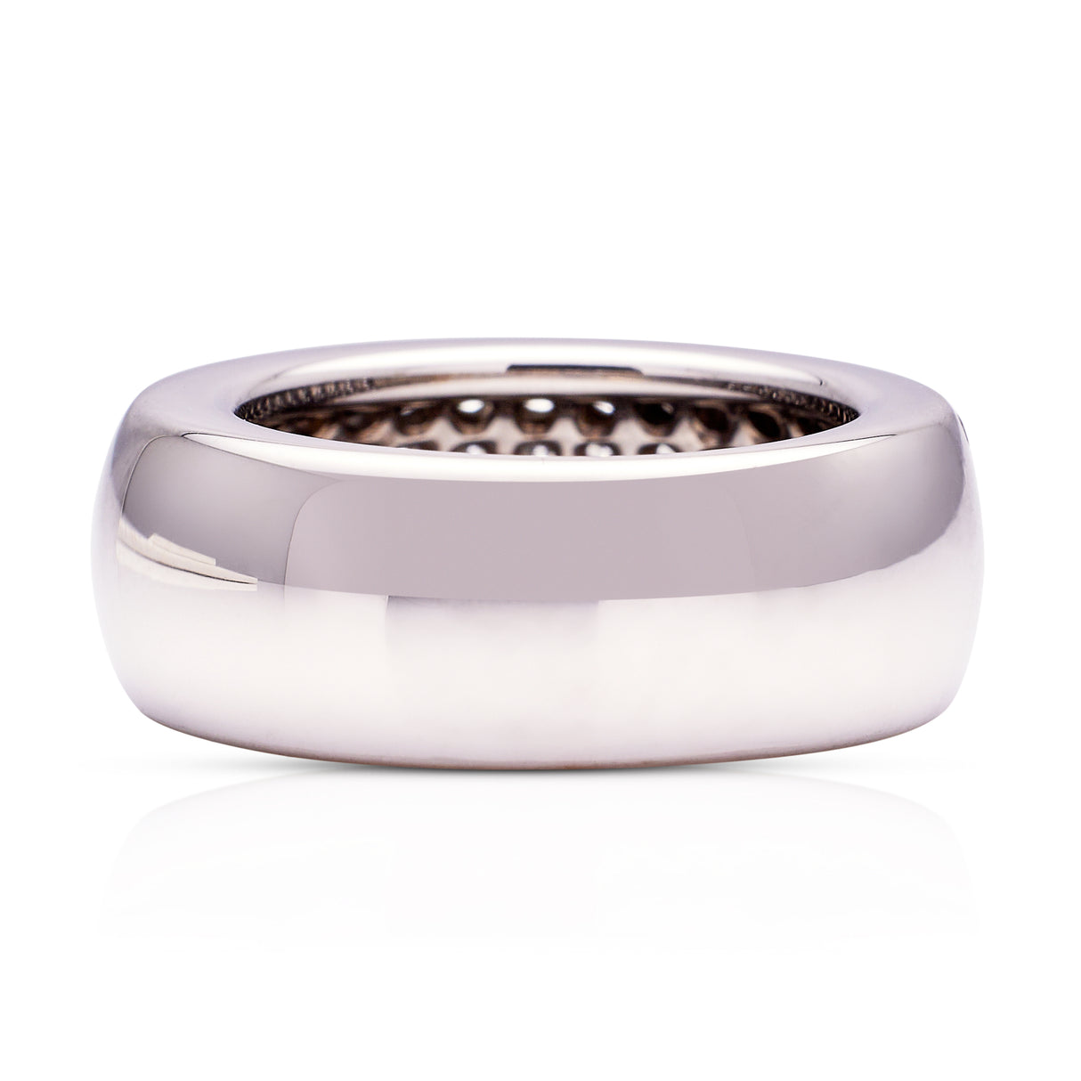 Vintage, 1900s diamond band, 18ct white gold