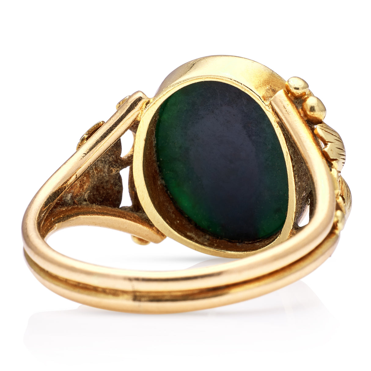Antique, Victorian bloodstone signet ring