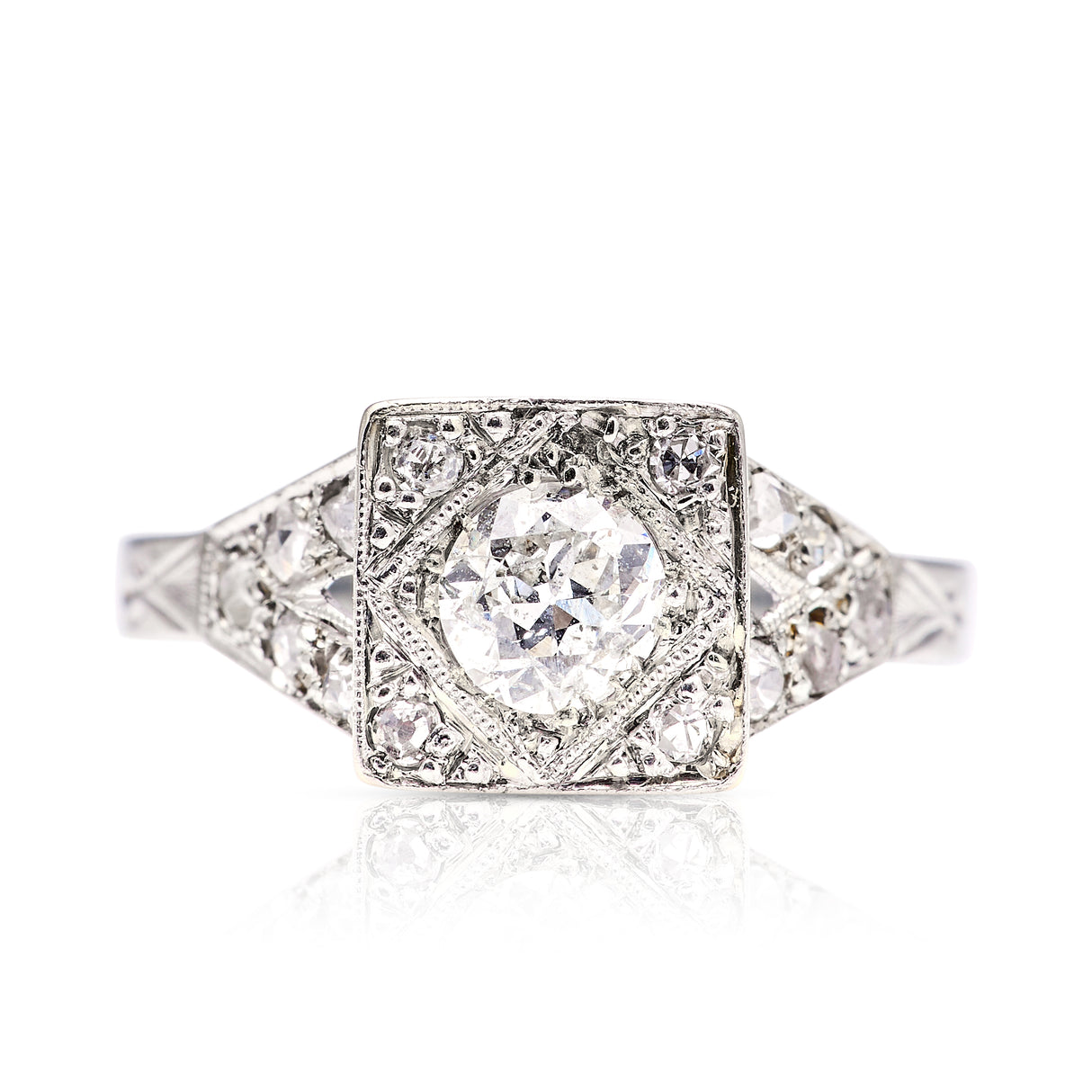 Payment 3. | Vintage, 1940s diamond engagement ring
