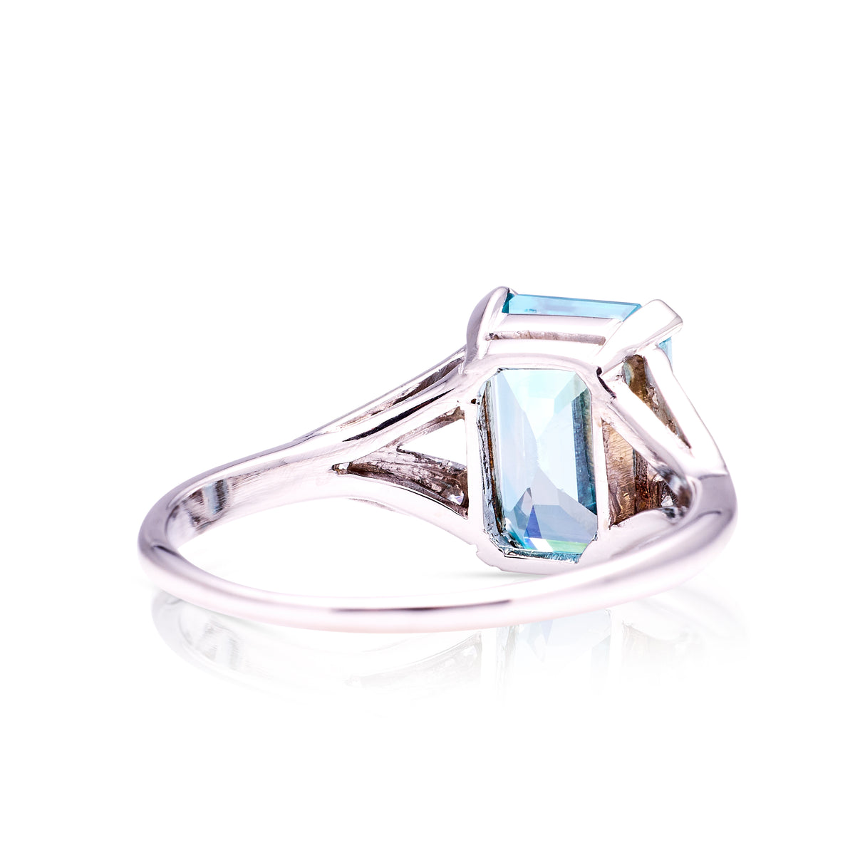 Vintage, Art Deco zircon & diamond ring