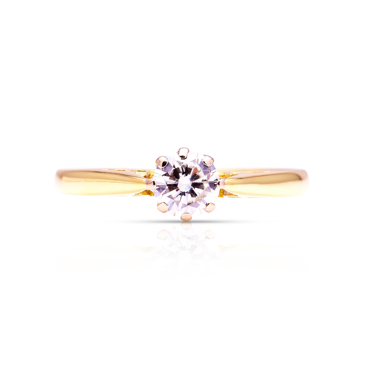 Vintage, solitaire diamond ring