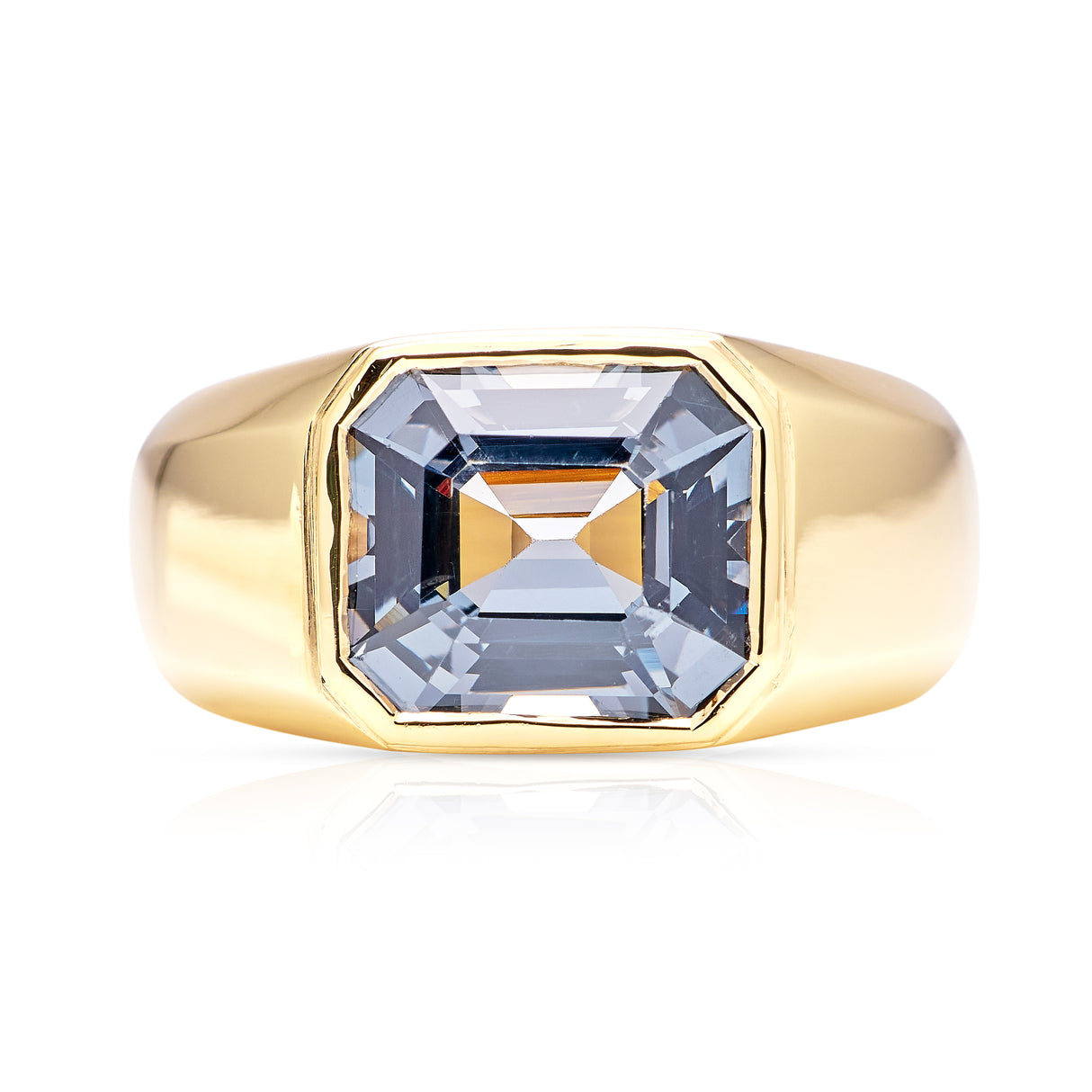 Vintage, grey spinel chunky band