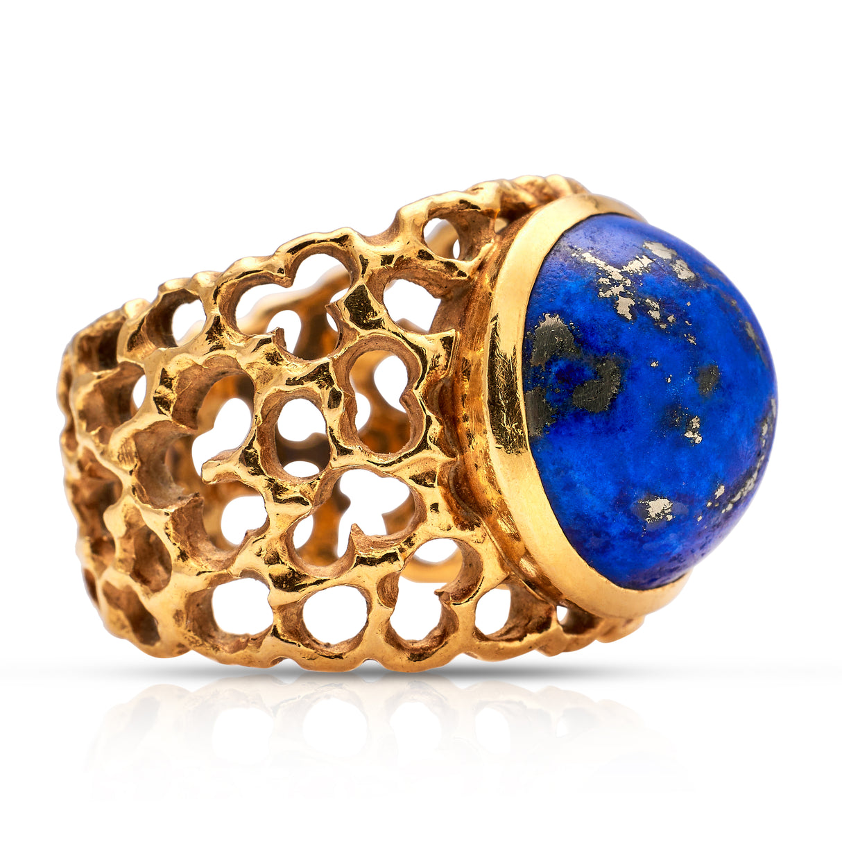 Antique+Lapis+Ring+Vintage+Jewellery