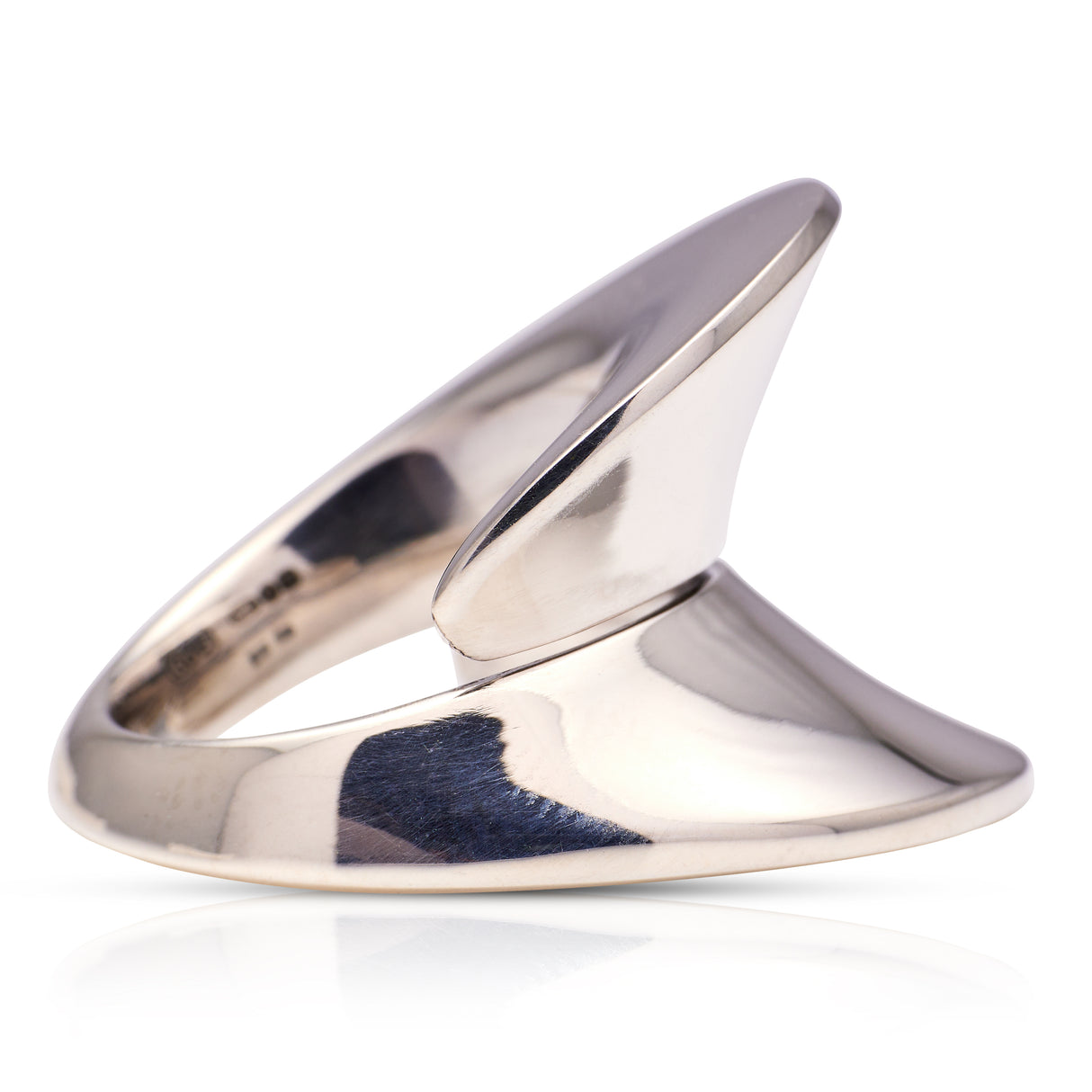Georg jensen | impressive sculptural ring, sterling silver