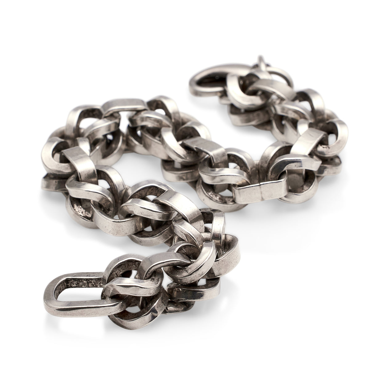 Vintage chunky silver bracelet