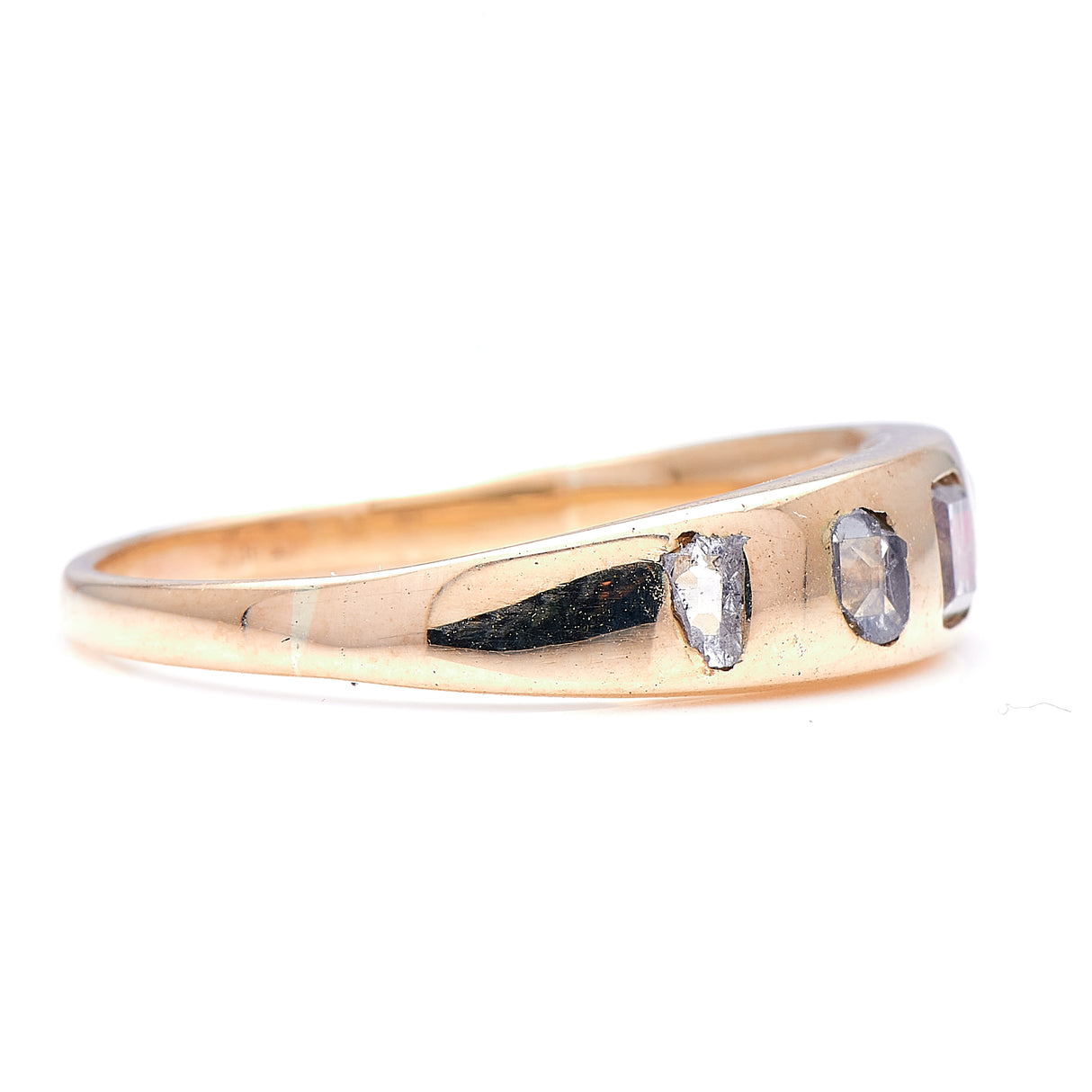 Art Deco, 14ct gold, old-cut diamond ring